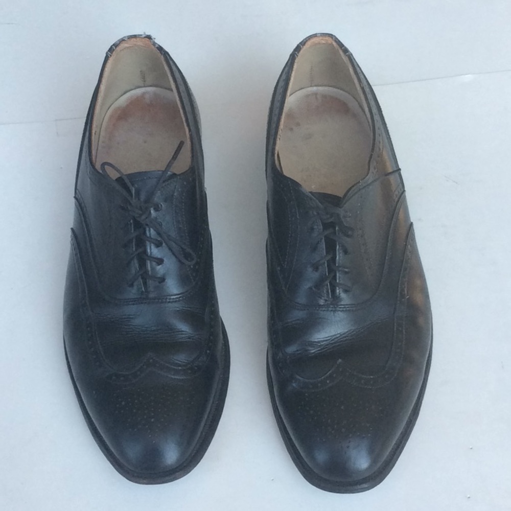 Aristocraft Oxfords Leather Shoes Size 8 Black